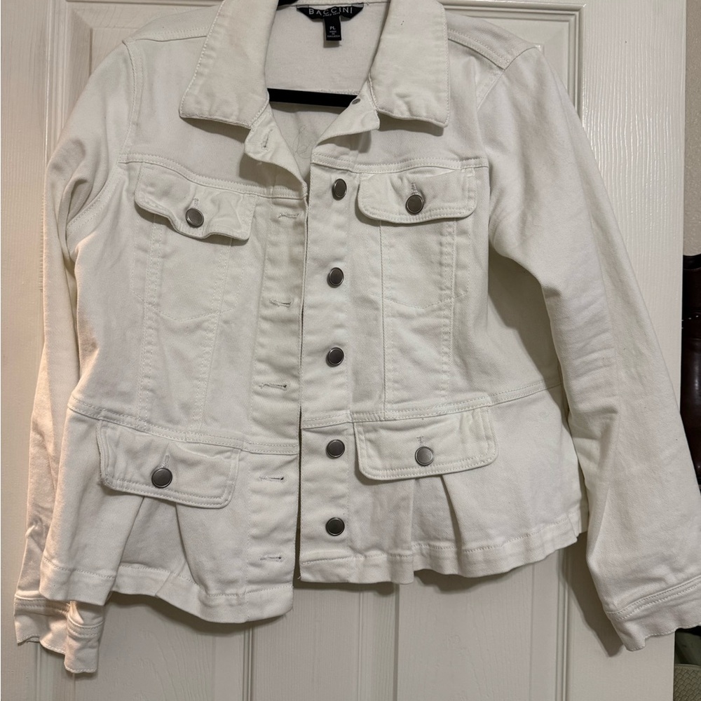 Baccini Off-White Denim Jacket